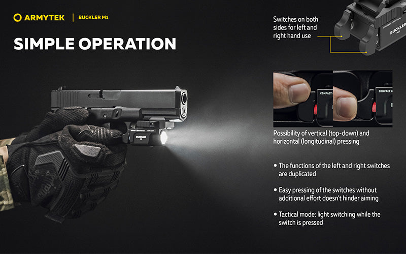 Buckler M1 - 700 Lumens