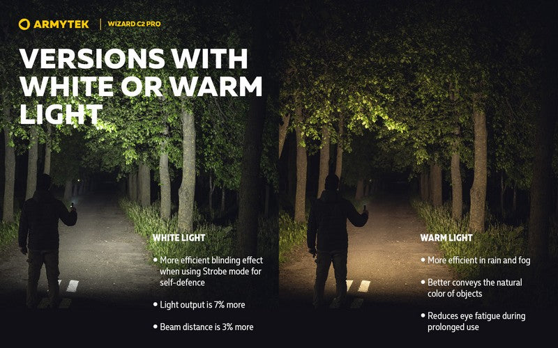 Wizard C2 Pro OLIVE Magnet USB – 2500 Lumens