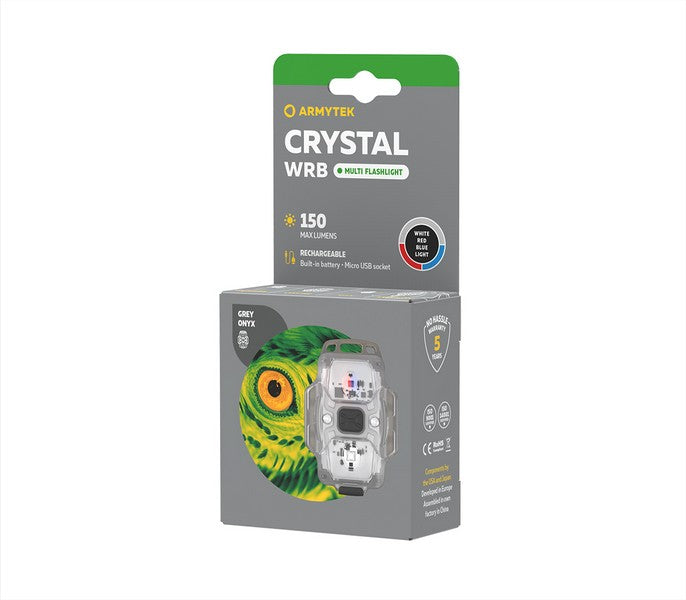 Crystal WRB – 150 Lumens Blanc + Rouge/Bleu