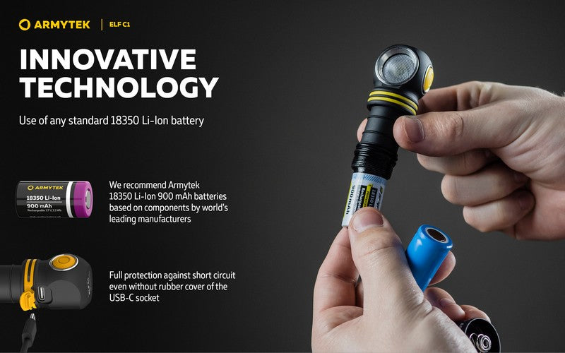 ELF C1 USB-C – 1000/930 Lumens