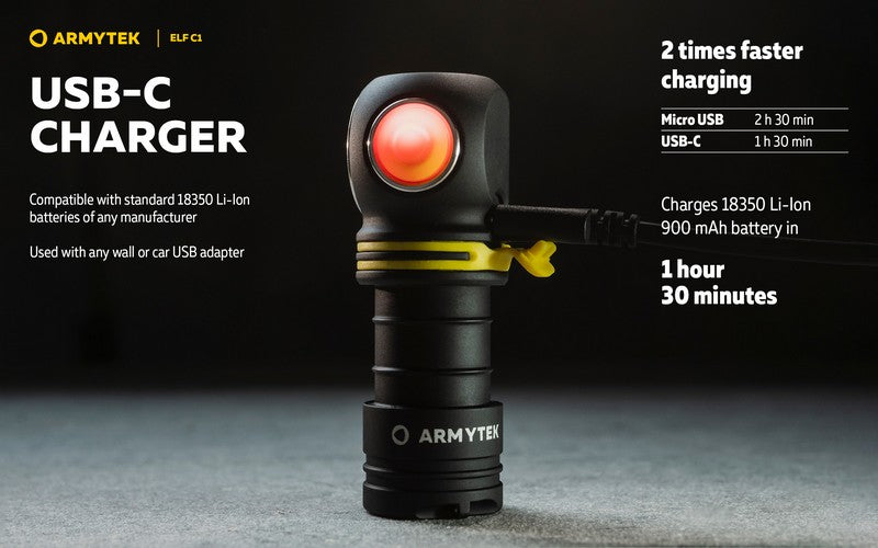ELF C1 USB-C – 1000/930 Lumens