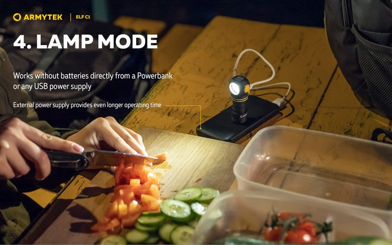 ELF C1 USB-C – 1000/930 Lumens
