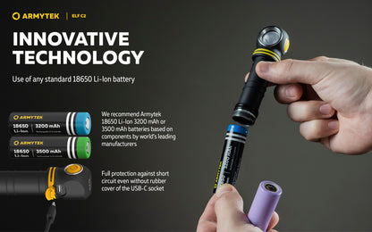 Elf C2 USB-C - 1100/1023 Lumens