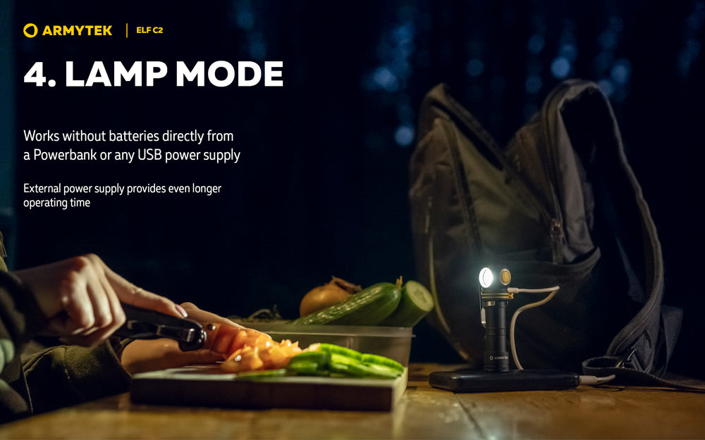 Elf C2 USB-C - 1100/1023 Lumens
