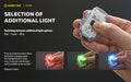 Lampe Armytek Crystal RGB – 200 Lumens Blanc + Rouge/Bleu/Vert