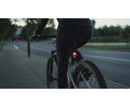 Crystal PRO 3D – 210 Lumens - Lumière Blanche/Rouge/Verte/Bleue - Fonction Feu de Freinage - Accéléromètre