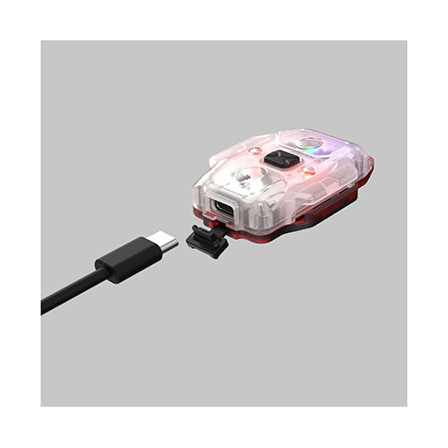 Crystal PRO 3D – 210 Lumens - Lumière Blanche/Rouge/Verte/Bleue - Fonction Feu de Freinage - Accéléromètre