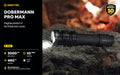 Dobermann Pro Max 3000 Lumens - Batterie 21700 Li-Ion 5000mAh