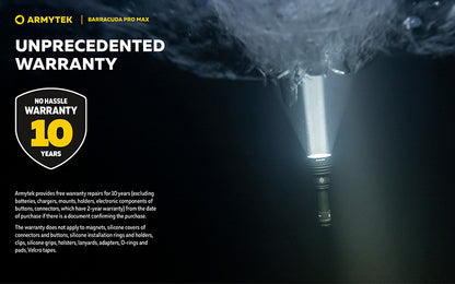 Barracuda Pro Max White 2800 Lumens - Portée 1000m - Rechargeable - Batterie 21700 Li-Ion