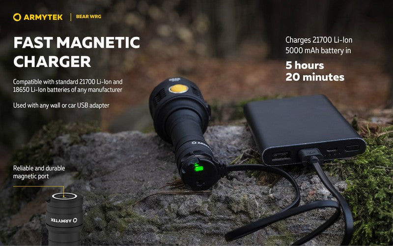 Bear WRG - 1500 Lumens Blanc / 180 Lumens Vert / 130 Lumens Rouge