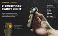 Wizard C2 Pro OLIVE Magnet USB – 2500 Lumens