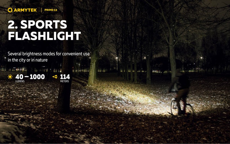 Prime C2 Magnet USB – 1000/930 Lumens