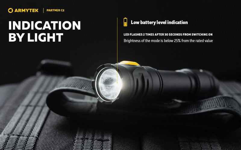 Partner C2 V4 Magnet USB – 1100/1020 Lumens