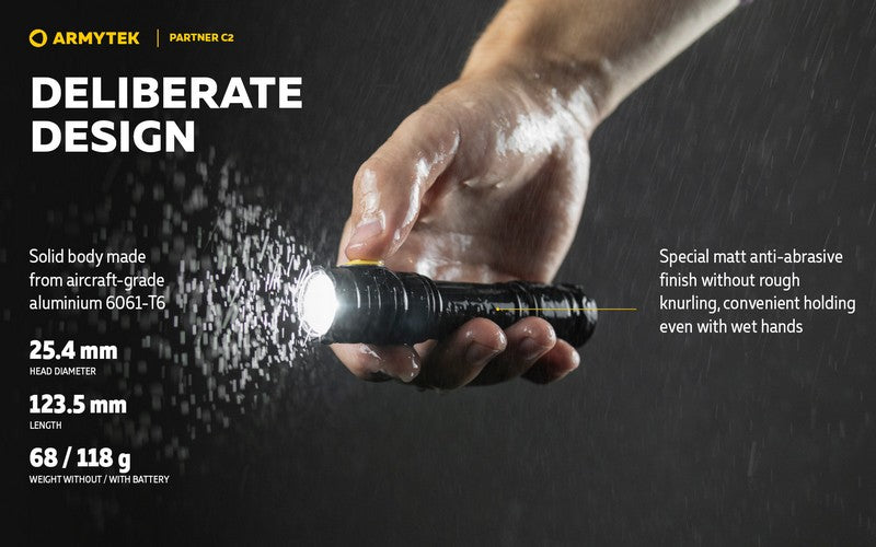 Partner C2 V4 Magnet USB – 1100/1020 Lumens