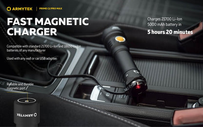 Prime C2 PRO MAX V4 Magnet USB – 4000/3720 Lumens