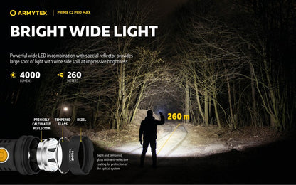 Prime C2 PRO MAX V4 Magnet USB – 4000/3720 Lumens