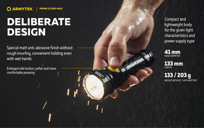 Prime C2 PRO MAX V4 Magnet USB – 4000/3720 Lumens