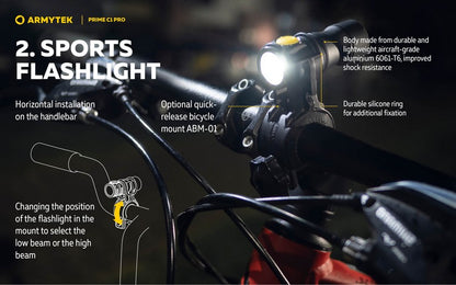 Prime C1 PRO V4 Magnet USB – 1000/930 Lumens