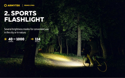 Prime C1 PRO V4 Magnet USB – 1000/930 Lumens