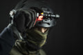 Support casque NVG Shroud AHM-05 pour Wizard, Elf