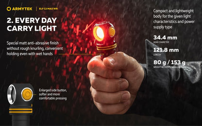 Elf C2 Max WR USB-C – 2500/2325 Lumens