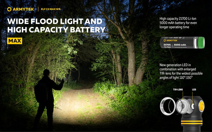 Elf C2 Max WR USB-C – 2500/2325 Lumens