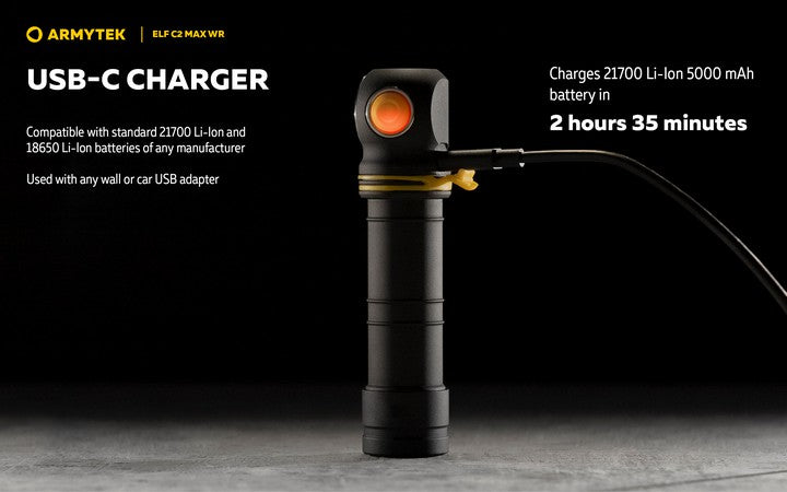 Elf C2 Max WR USB-C – 2500/2325 Lumens