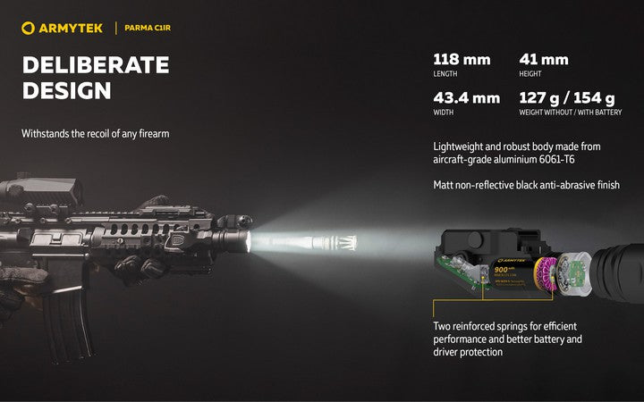 Parma C1IR - 520 Lumens / 1300mW IR