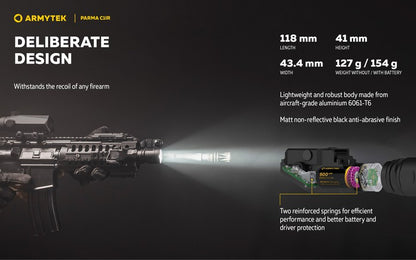 Parma C1IR - 520 Lumens / 1300mW IR