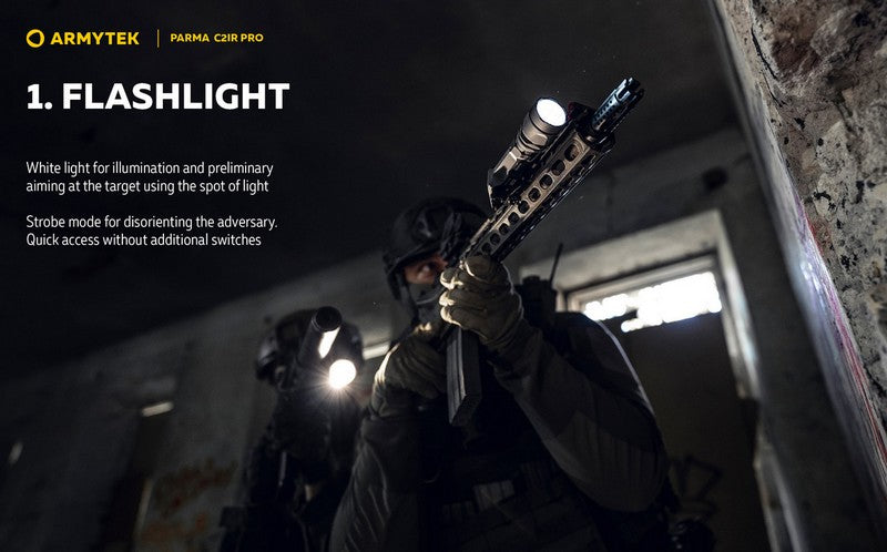 Parma C2iR Pro - 1250 Lumens / 1600mW IR
