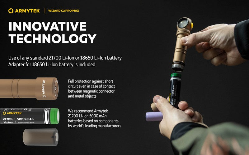 Wizard C2 Pro Max SAND Magnet USB – 4000 Lumens