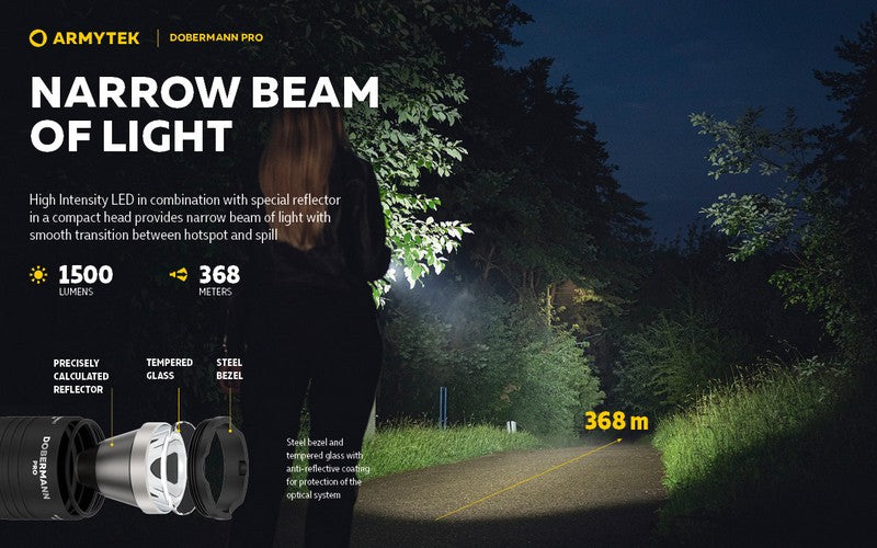Lampe de poche Dobermann Pro Magnet USB Warm 1400 lumens Armytek - Acheter en ligne - Magasin en ligne Lampe de poche Dobermann Pro Magnet USB Warm 1400 lumens Armytek - Acheter en ligne - Magasin en ligne