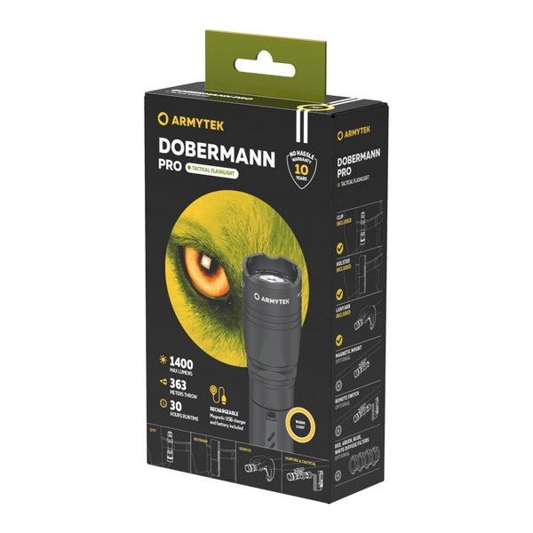 Dobermann Pro Magnet USB – 1500/1400 Lumens