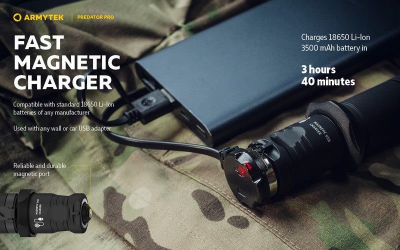 Predator Pro Magnet USB – 1500/1400 Lumens