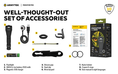 Predator Pro Magnet USB – 1500/1400 Lumens