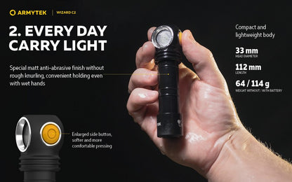 Wizard C2 Magnet USB – 1200/1120 Lumens
