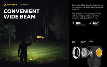 Wizard C2 Magnet USB – 1200/1120 Lumens