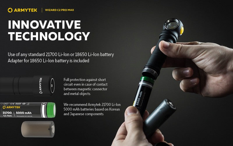 Wizard C2 Pro Max Magnet USB – 4000/3720 Lumens