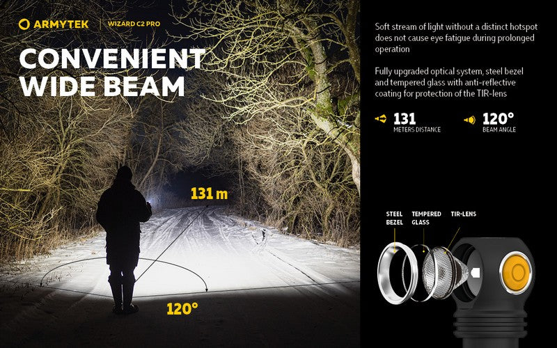 Wizard C2 Pro Magnet USB – 2500/2330 Lumens