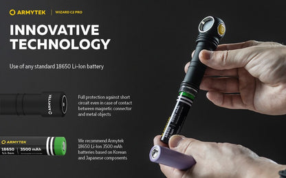 Wizard C2 Pro Magnet USB – 2500/2330 Lumens