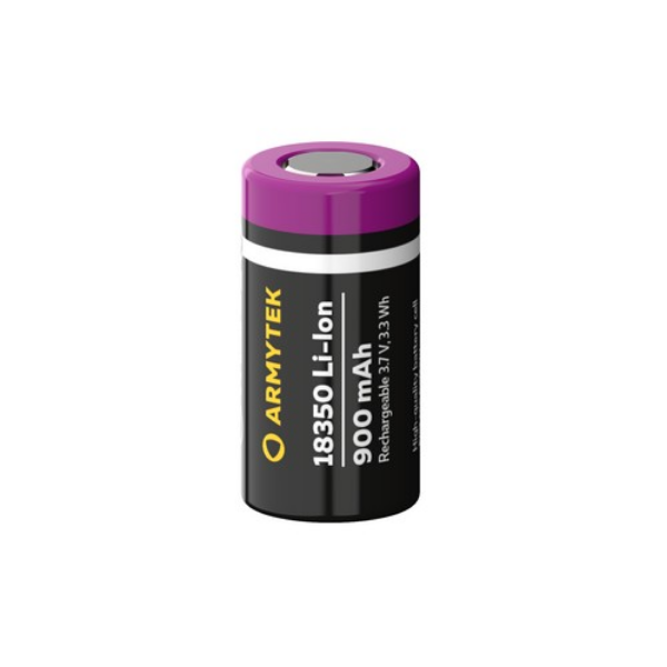 Batterie 18350 – 900 mAh – Non protégée
