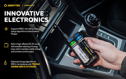 Chargeur Handy C2 VE – Powerbank – Batteries Li-ion, IMR