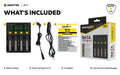 Chargeur Uni C4 – Batteries Li-ion, IMR, Li-FePO4, Ni-MH, Ni-Cd, Ni-Zn