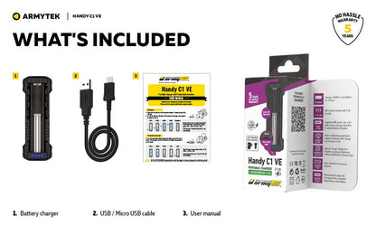 Chargeur Handy C1 VE – PowerBank – Li-ion, IMR