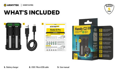 Chargeur Handy C2 Pro – Powerbank – Batteries Li-ion, IMR et Ni-Mh