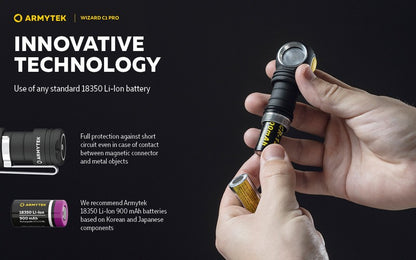 Wizard C1 Pro Magnet USB – 1000/930 Lumens