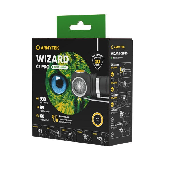 Wizard C1 Pro Magnet USB – 1000/930 Lumens