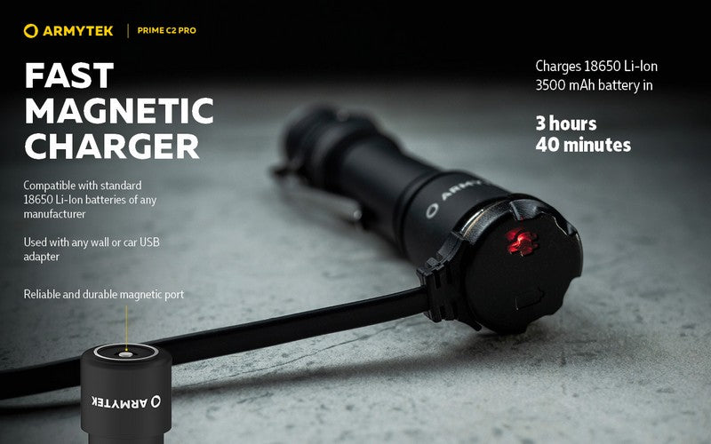 Prime C2 PRO V4 Magnet USB – 2400/2230 Lumens