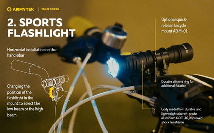 Prime C2 PRO V4 Magnet USB – 2400/2230 Lumens