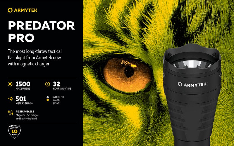 Predator Pro Magnet USB Extended Set – 1500/1400 Lumens